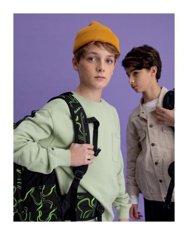 Moritz @satch_official 💜 #thankyou #teenmodels #schoolbags #fashion #teenfashion #kidsmodels